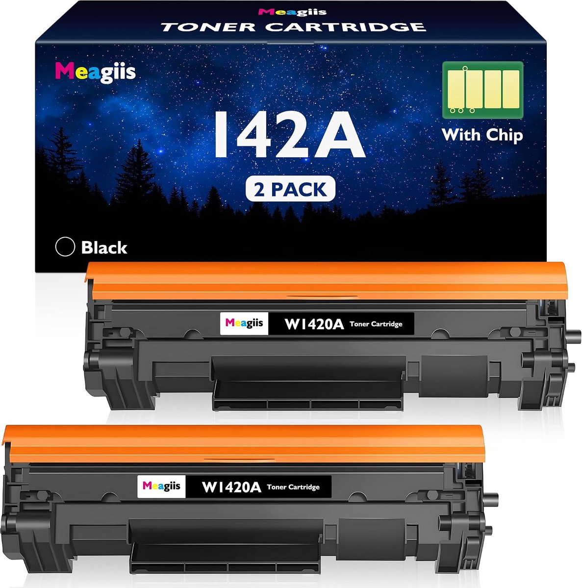 Toner zwart 142A - compatibel met HP LaserJet M110/M140 - met slimme chip - scherpe afdrukkwaliteit - ShopVlot