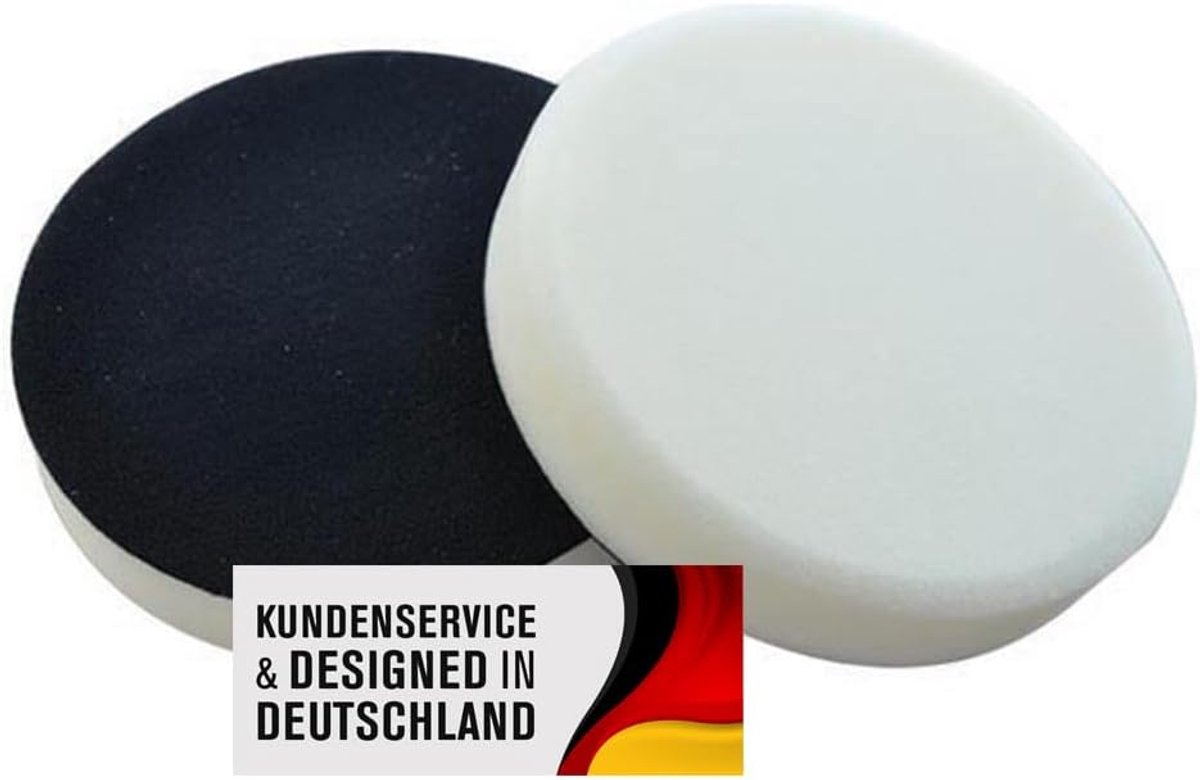 Polijstschuimset 180 mm - Velcro - Diverse hardheden - Perfect voor polijstmachines - ShopVlot
