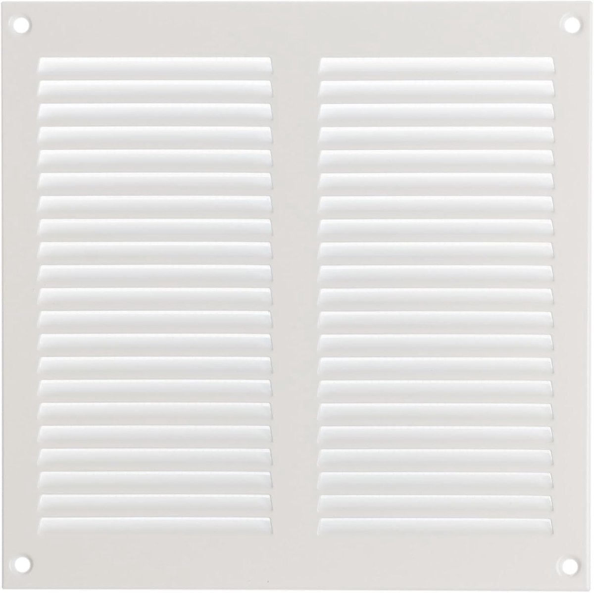 Ventilatierooster 200 x 200 mm - Staal - Insectenbescherming - Geschikt voor binnen en buiten - ShopVlot