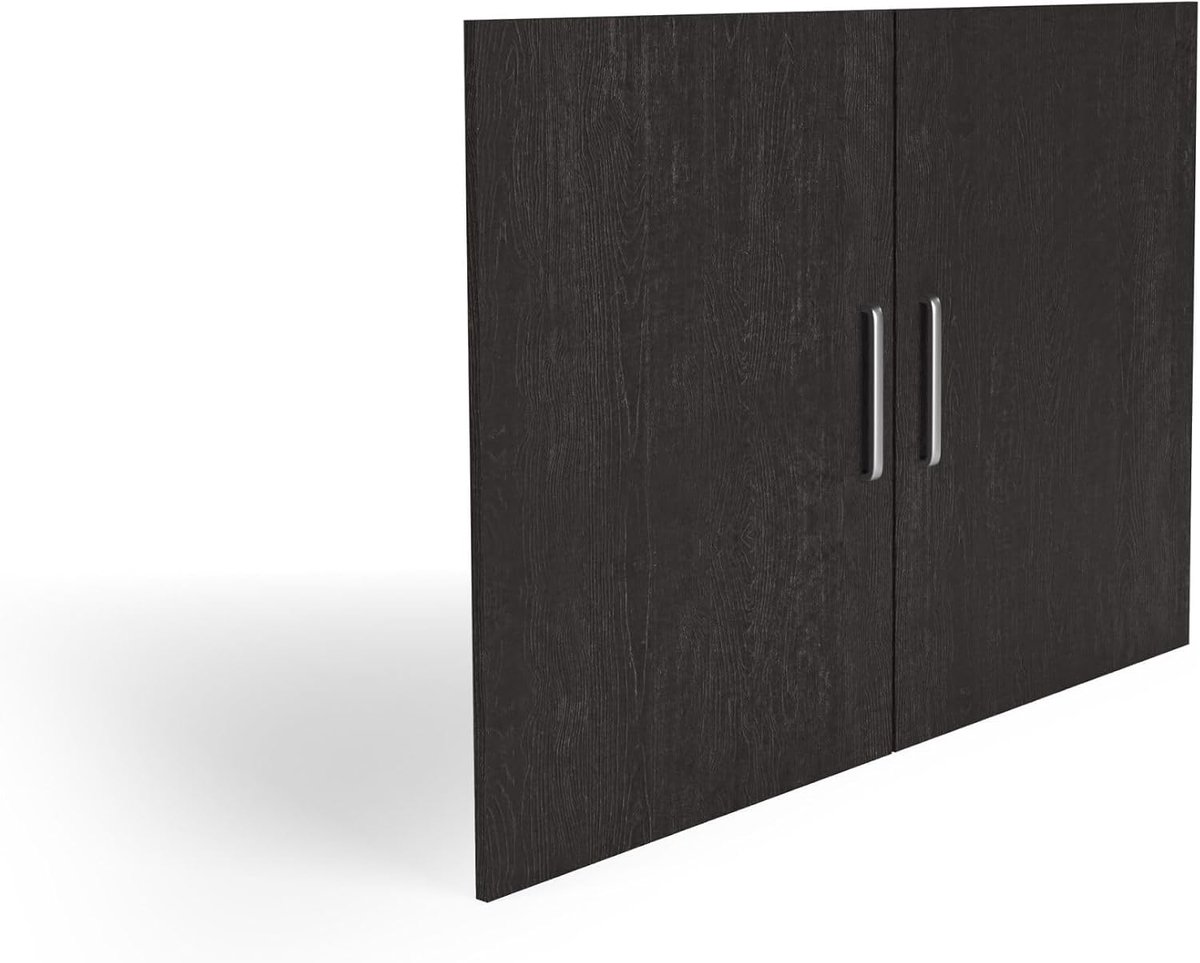 Washer cabinet riser 36 cm diep - zwart - stijlvol en ruimtebesparend - ideaal voor compacte wasruimtes - ShopVlot