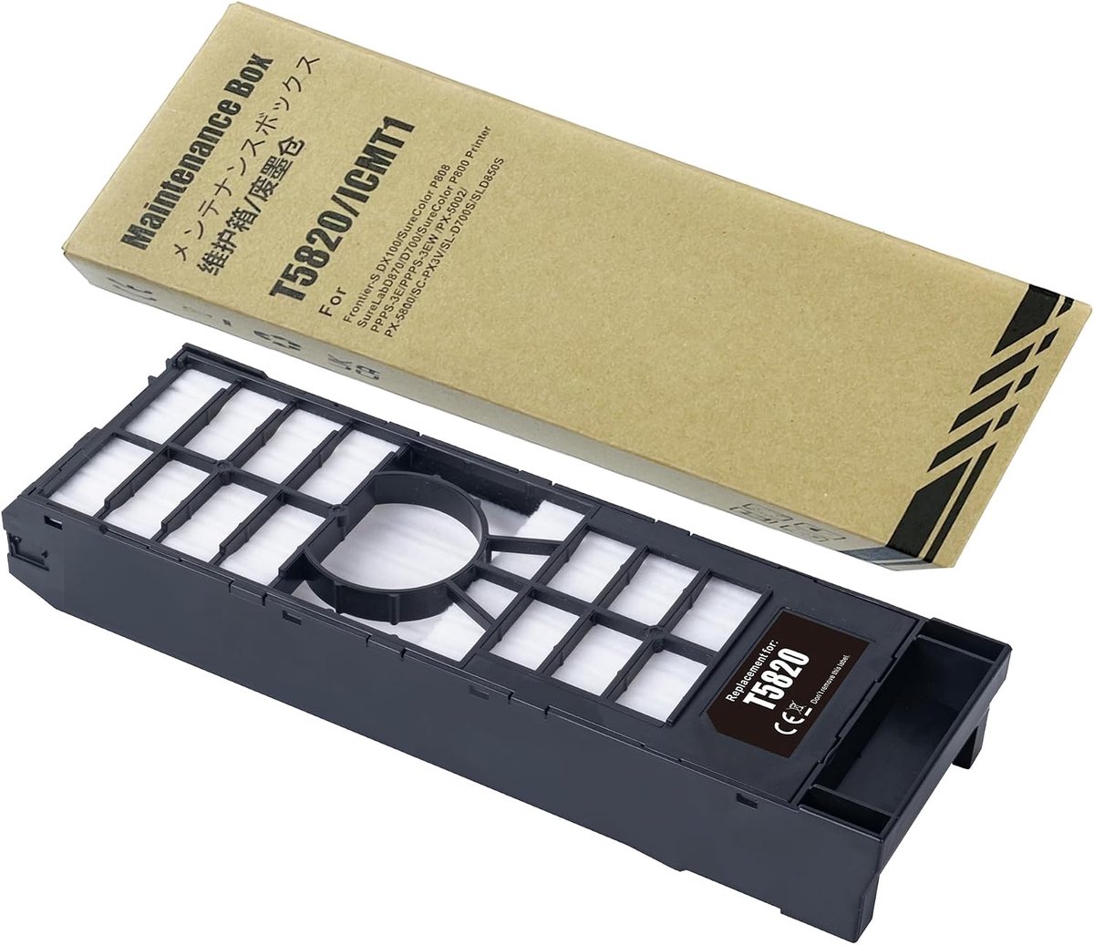 Onderhoudscartridge T5820 - Compatibel met Epson - Voor Stylus Pro en SureColor - Betrouwbare afdrukkwaliteit - ShopVlot
