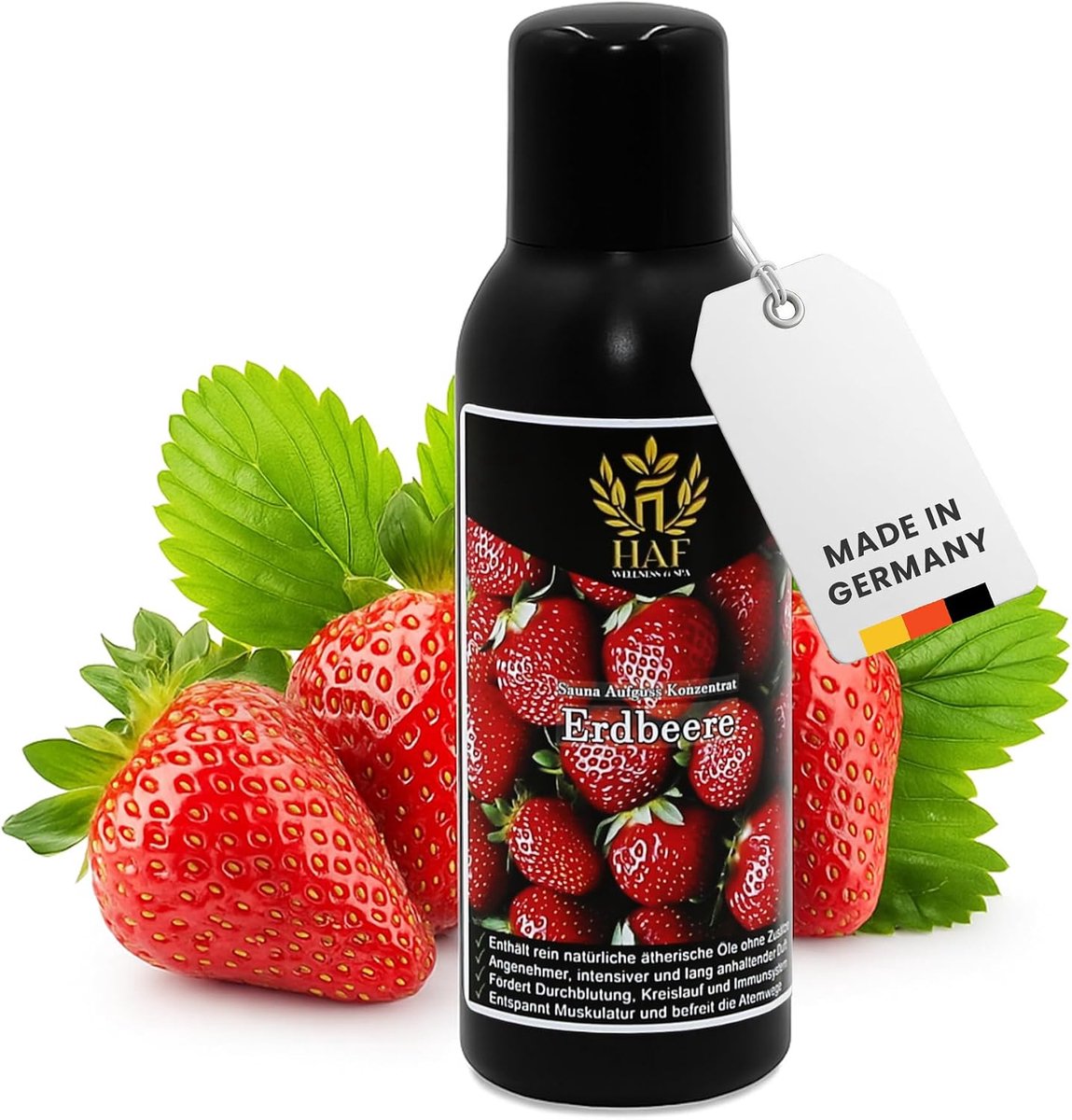 Sauna infusieconcentraat 100 ml - Aardbei - 100% natuurlijke etherische oliën - Voor een intense geurervaring - ShopVlot