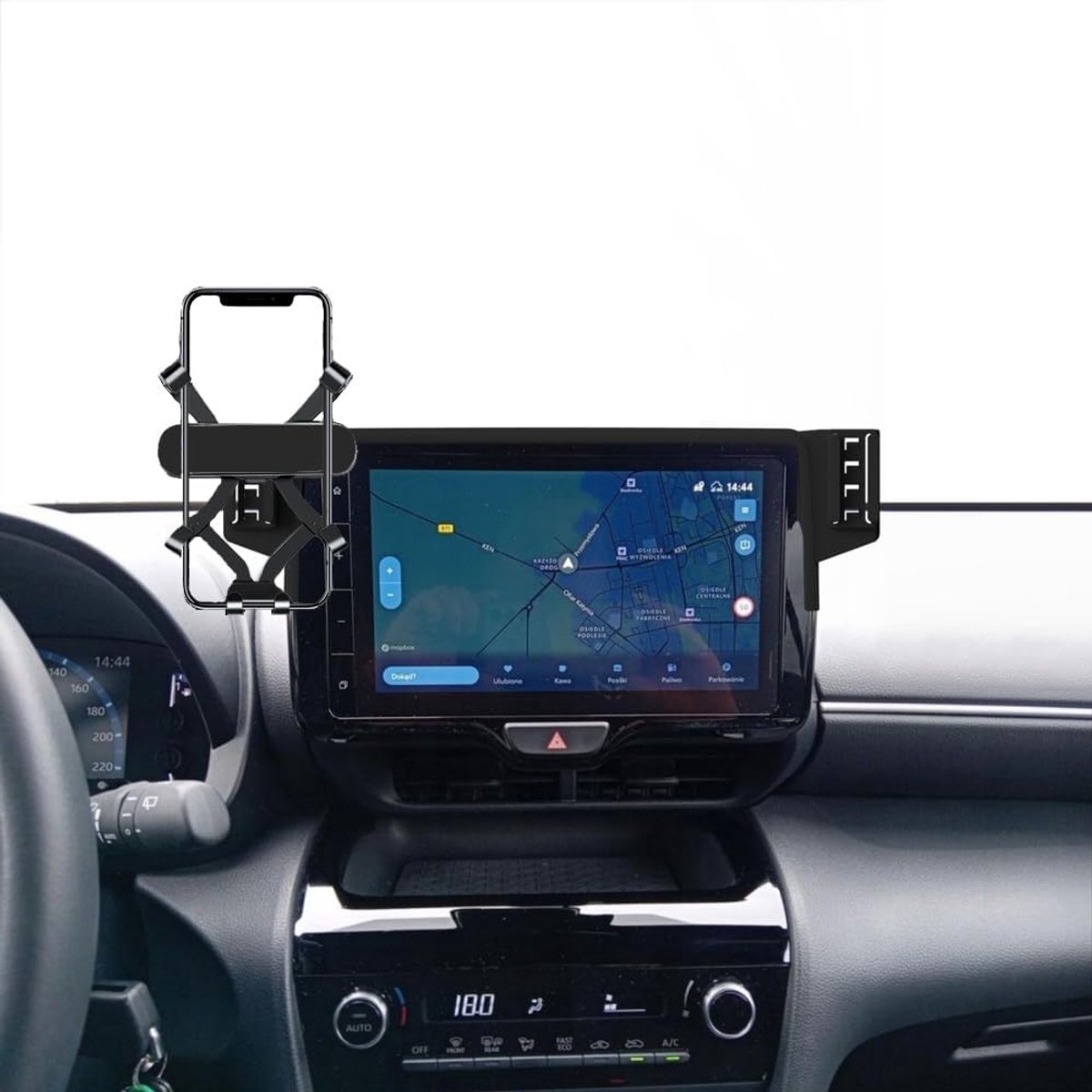 Mobiele telefoonhouder auto - voor 2021-2024 Toyota Yaris Cross 9 inch - eenvoudig te installeren - handsfree navigatie - ShopVlot