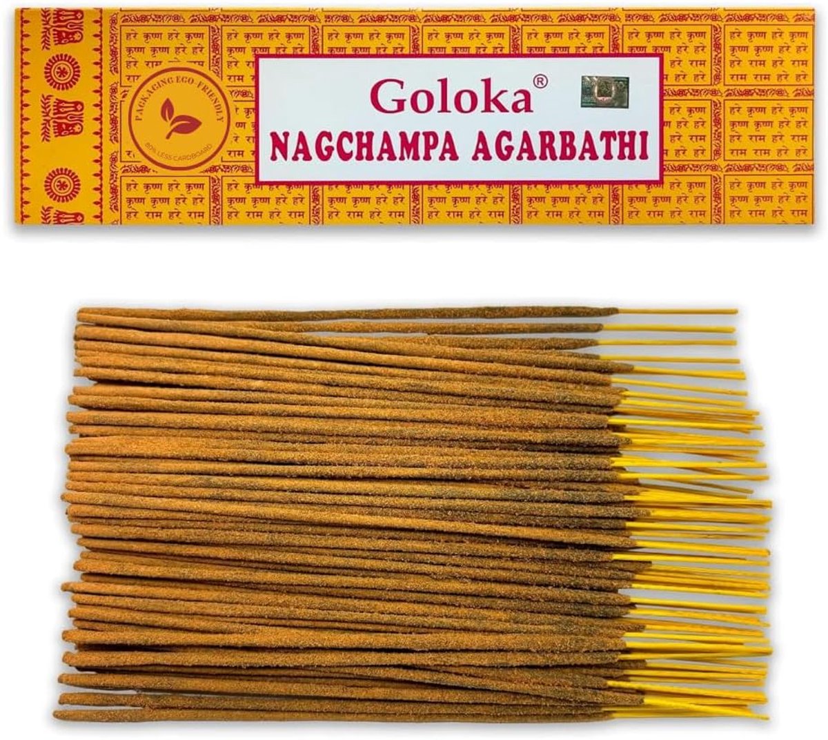 Wierookstokjes 100 g - Nag Champa - 100% natuurlijk - Ideaal voor meditatie - ShopVlot