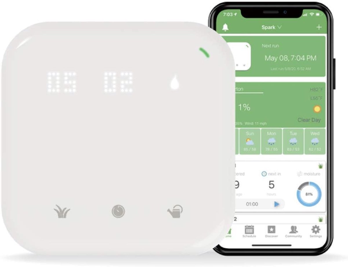 Sprinkler Controller WiFi - 16 Zones - Weersfunctie - Automatische besproeiing - ShopVlot