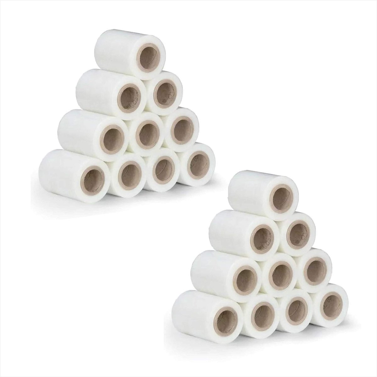 Mini stretch film 10 cm x 150 m - transparant - 5-laags - ideaal voor palletverpakking - ShopVlot