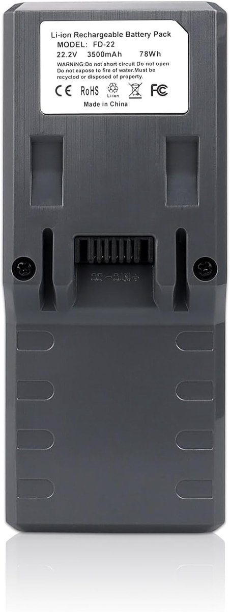 Vervangende batterij 22.2V 3500mAh - Geschikt voor Hoover FD22 Freedom - Hoog vermogen - Langdurige werking - ShopVlot