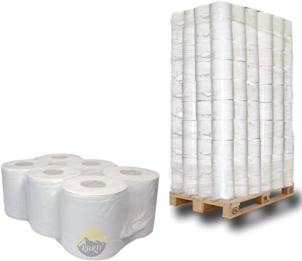 Polijstpapier 300 rollen - 2-laags cellulose - snel absorberend, stevig papier - ideaal voor dispenser - ShopVlot