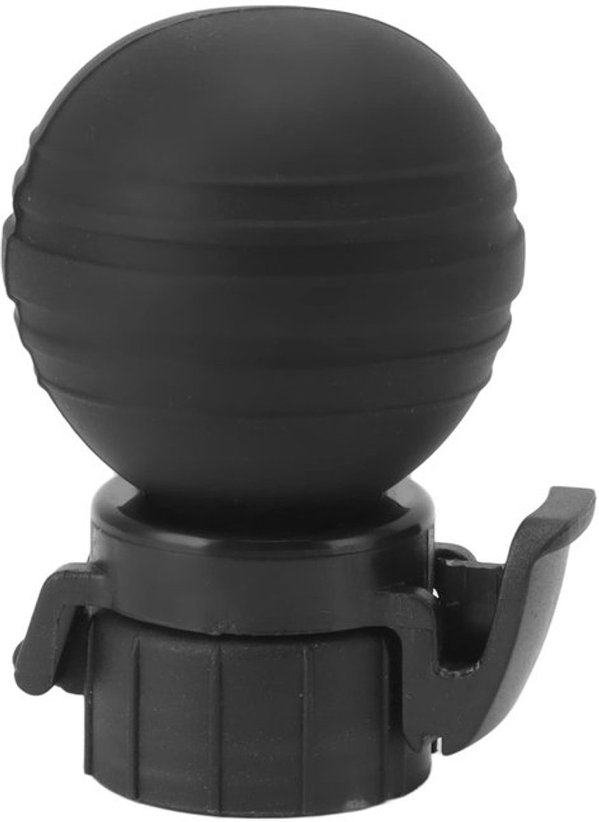 Flessenpompdop, Flessenstop, Wijnvacuümstoppers met pomp voor champagne, Flessenstop voor frisdrank, Vacuüm koolzuurhoudende drukdop (zwart)