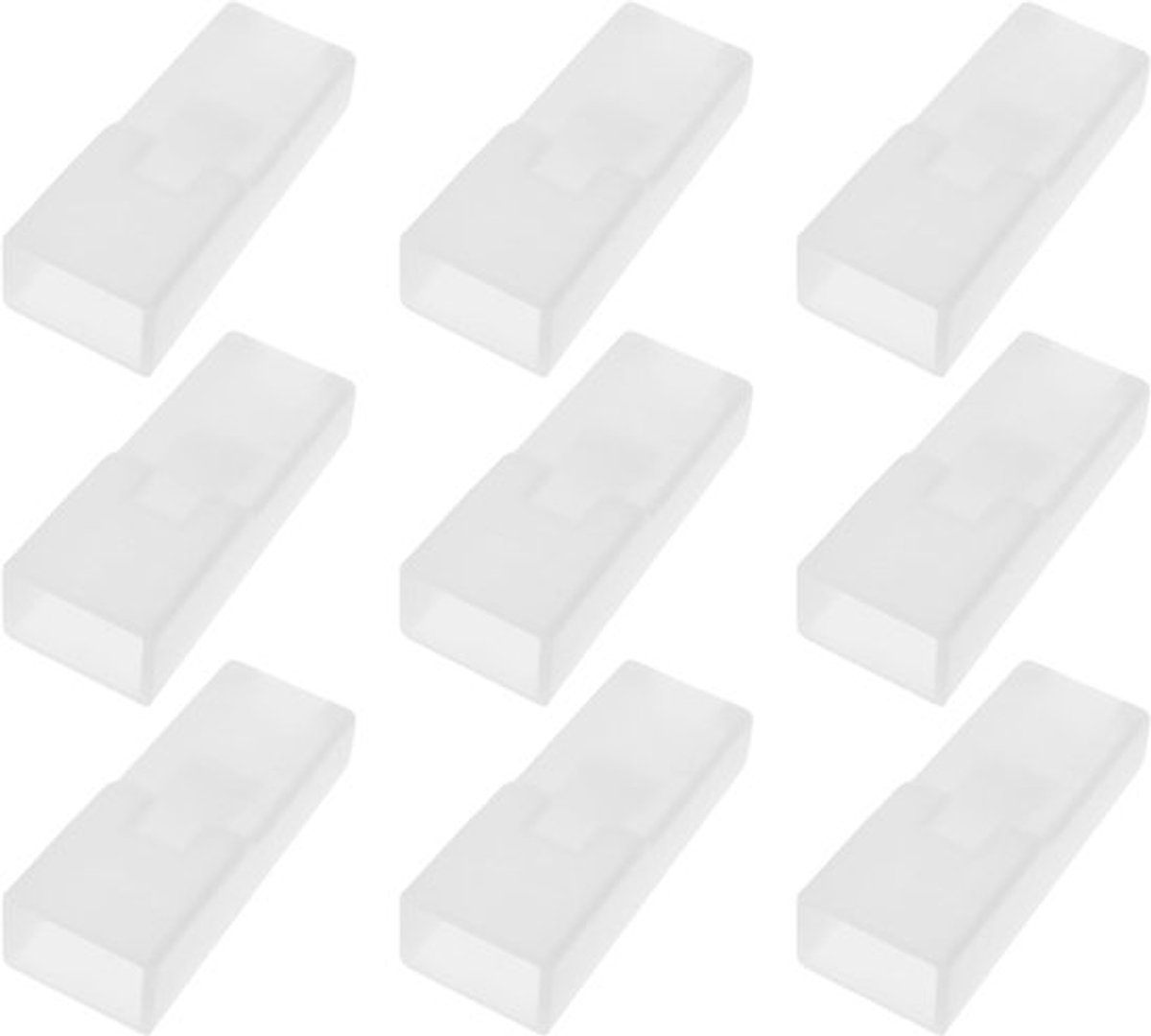 50 stuks kabelschoen behuizing 6,3 mm kabel stekker beschermkap draad terminal isolerende hoes voor 6,3 kabelschoenen met tong wit