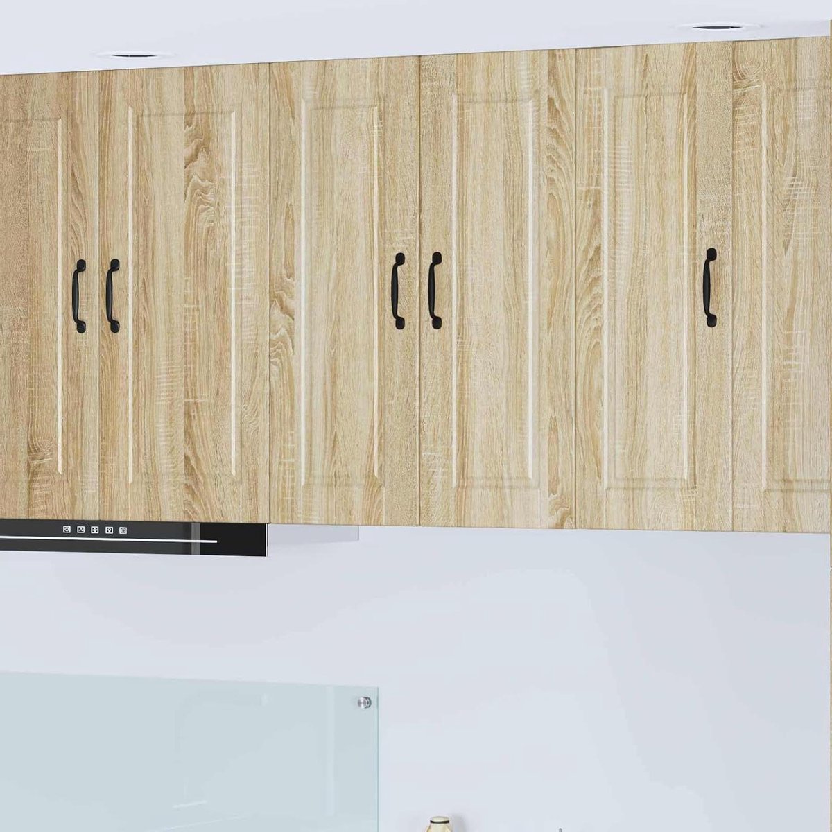 Keukenkast - Hangend Keukenkastje - Keuken Organiseren - Modern Design - 60 x 31 x 80 cm - Sonoma-eiken
