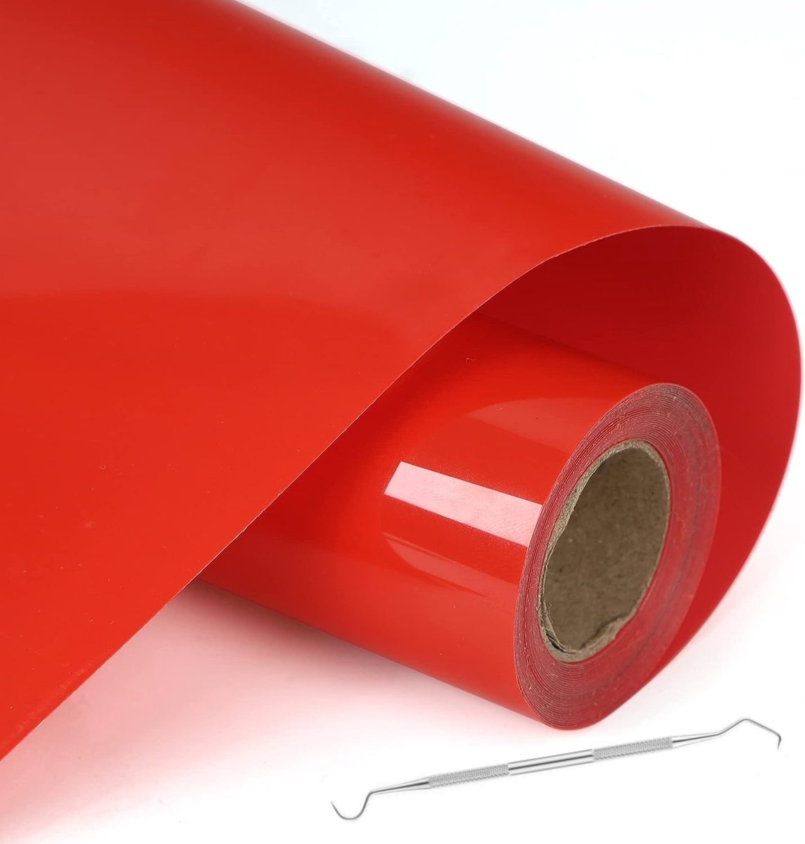 Transferfolie voor textiel 30.5 cm x 200 cm - Flexibele vinyl folie - Eenvoudig snijden - Perfect voor T-shirts - ShopVlot