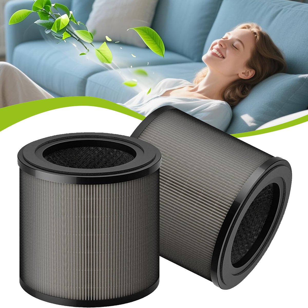 Filter Voor Philips Air Purifier 900-Serie - Vervangingsfilter Compatibel Met Philips Luchtreiniger - 2 Luchtfilters Voor AC0950/10 En AC0951/13