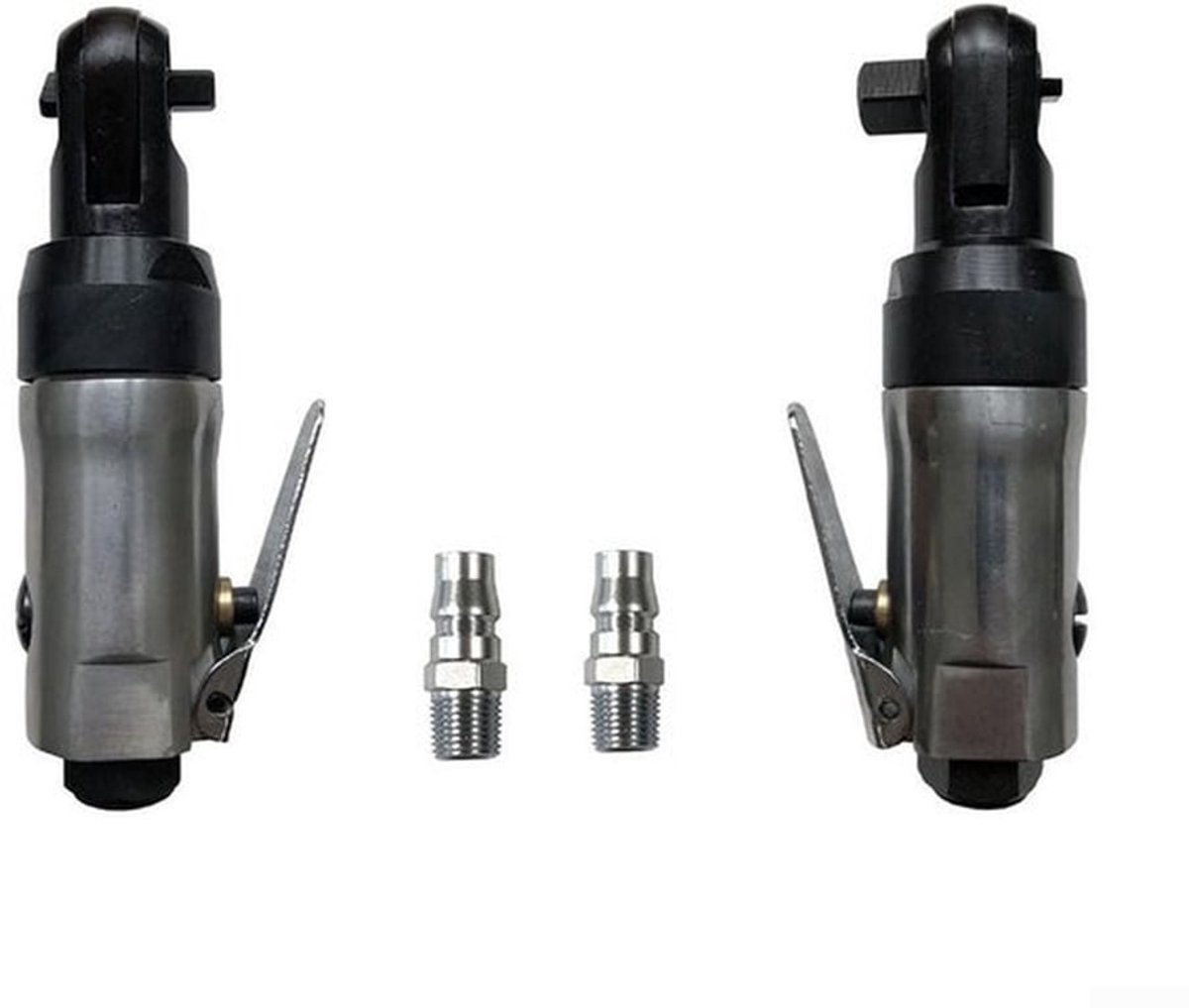 Pneumatische Ratelsleutel - 1/4"/3/8" Inlaatverbinding - Lichtgewicht - Compact Formaat - Hefboomcontrole - 300 RPM Snelheid - Luchtgereedschap