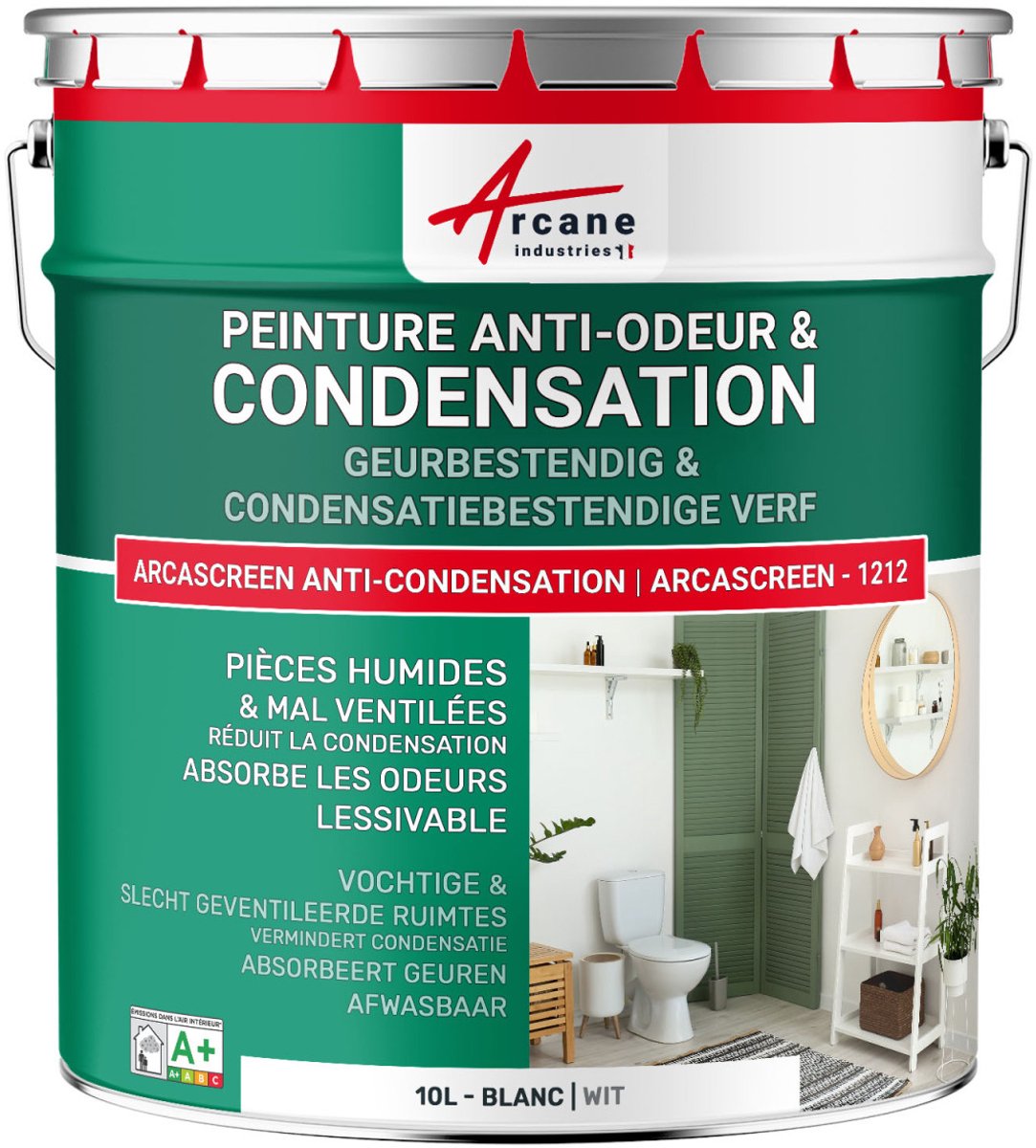 Anti-condensatieverf, anti-geurverf voor vochtige ruimtes: ARCASCREEN ANTI-CONDENSATION