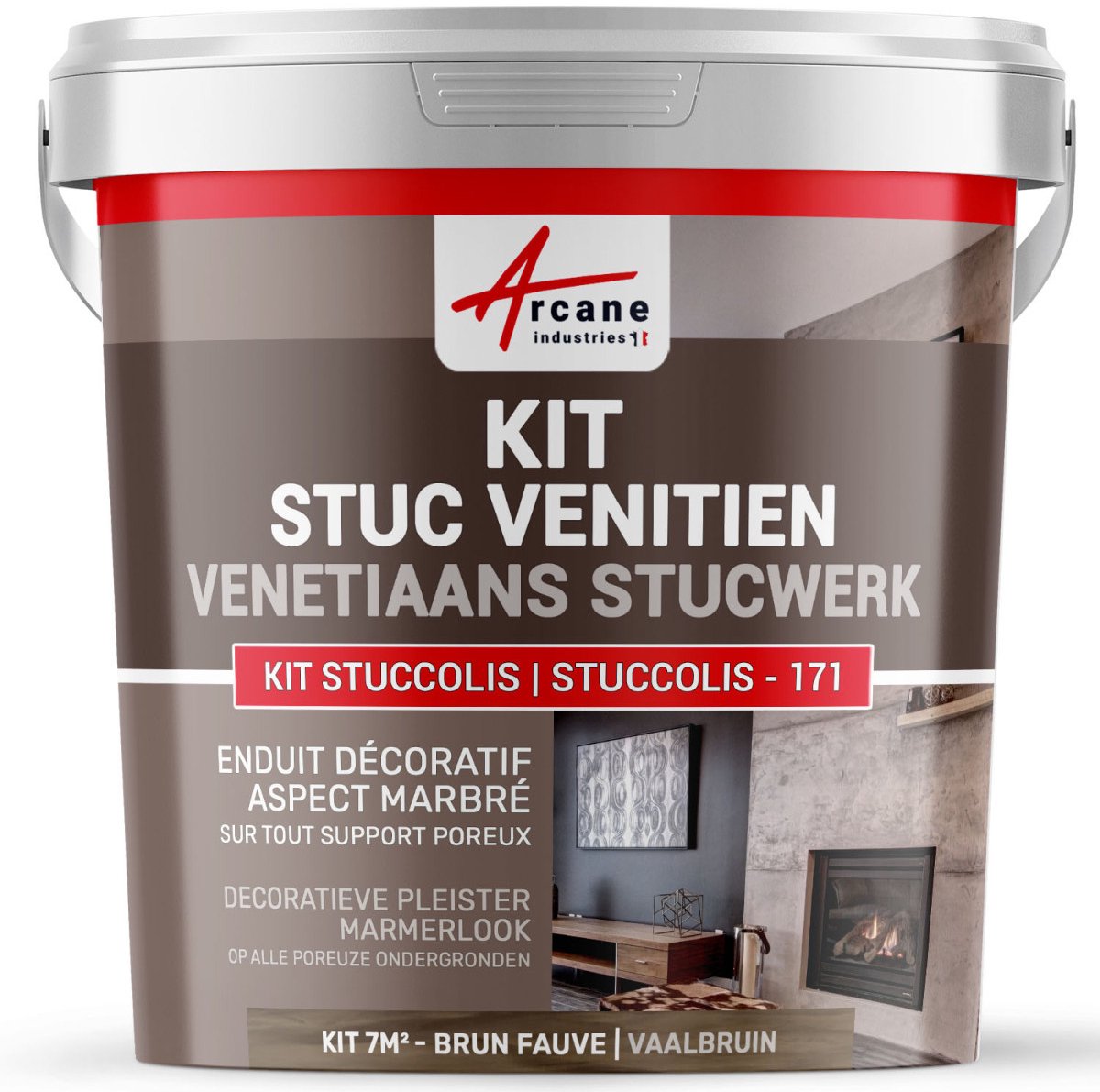 Venetiaanse decoratieve stuc kit - STUCCOLIS - 171