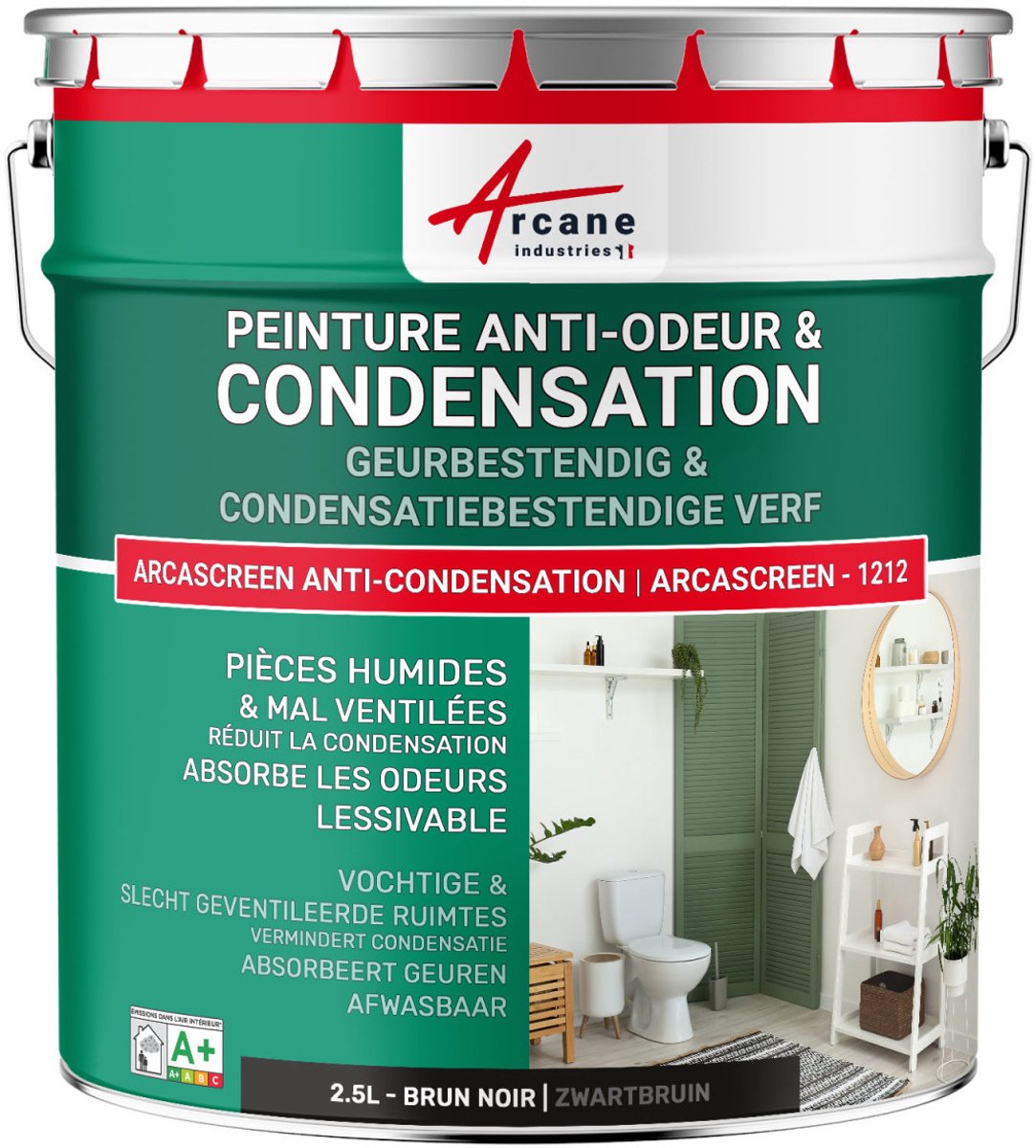 Anti-condensatieverf, anti-geurverf voor vochtige ruimtes: ARCASCREEN ANTI-CONDENSATION