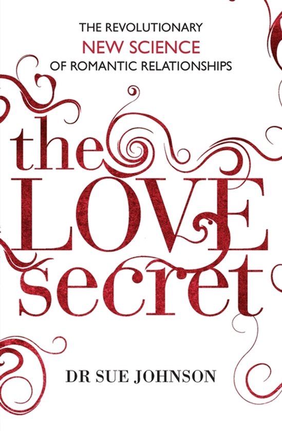 Boekomslag: 'the LOVE secret', de revolutionaire nieuwe wetenschap van romantische relaties door Dr. Sue Johnson.