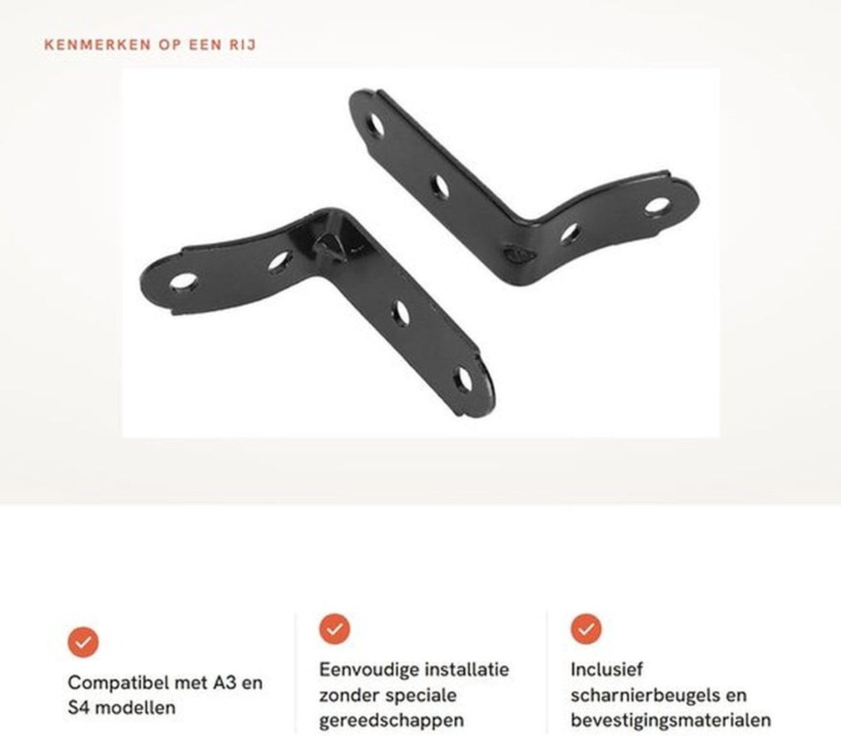 Reparatiekit voor Auto Handschoenkastdeksel