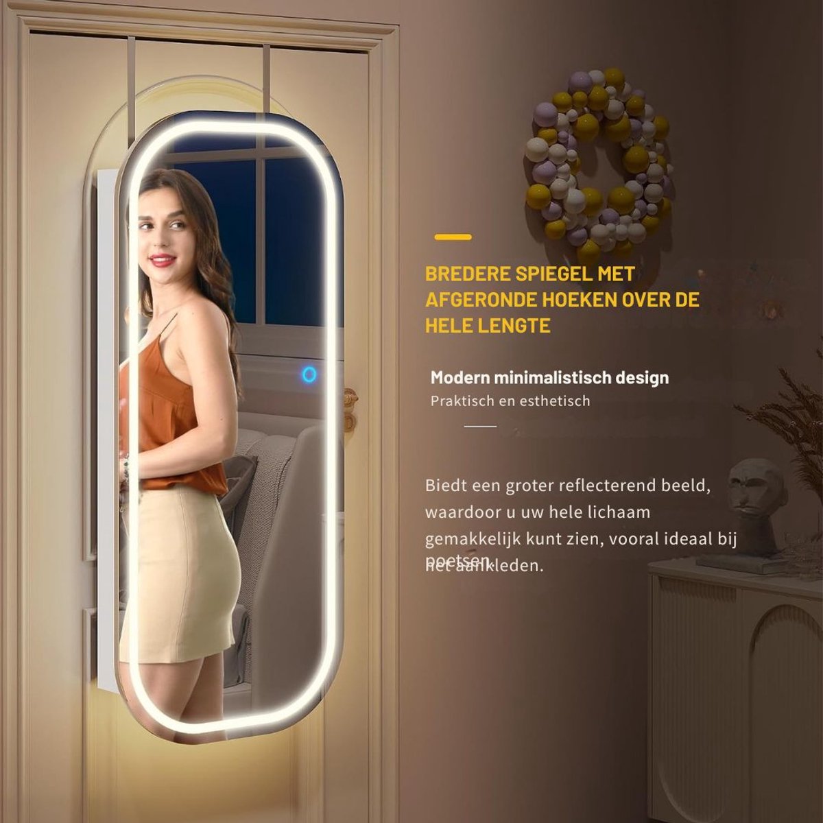 Zavio® Sieradenkast Met Spiegel – Spiegelkast – Sieradenkast