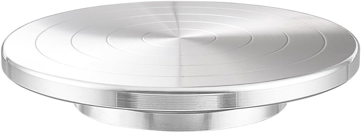 Draaischijf voor pottenbakken - Aluminium - 20 cm diameter - Met dubbel kogellager - Voor keramiek en aardewerk