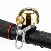 Wieport Fietsbel Vintage / Classic – Aluminium & RVS – Universele Montage 22-32 mm – Goud
