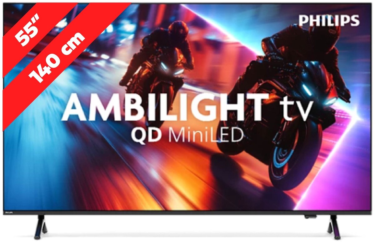 Expert Philips 55MLED910 - 55 inch - 4K QLED - 2026 - Smart TV aanbieding