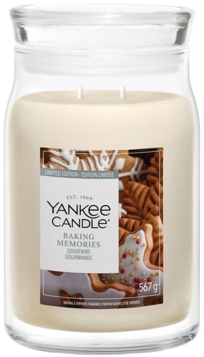 Yankee Candle Baking Memories Large Jar - tot 90 branduren Beige