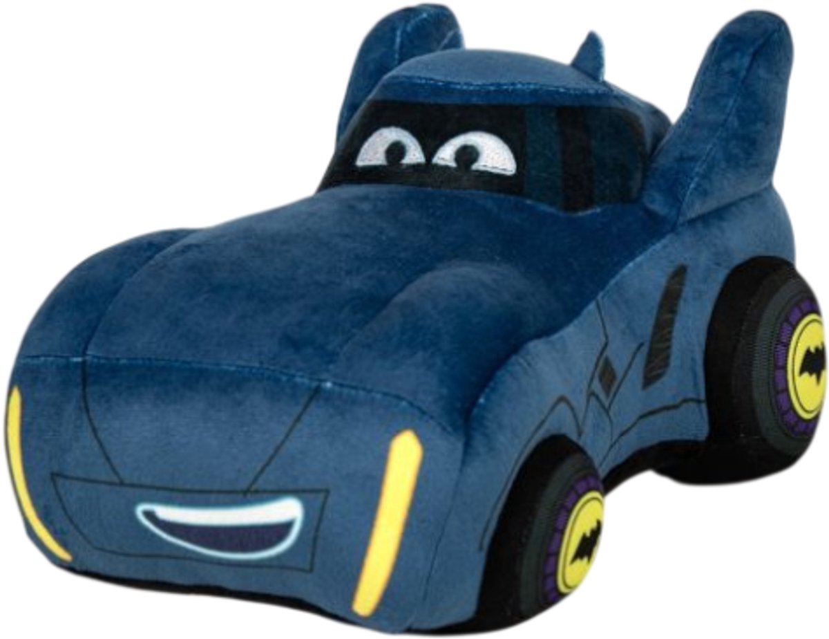 DC Comics Batwheels (Blauw) Pluche Knuffel 28 cm - Speelgoed Knuffels voor Kinderen Jongens Meisjes - Batman Superheld Plush Toy