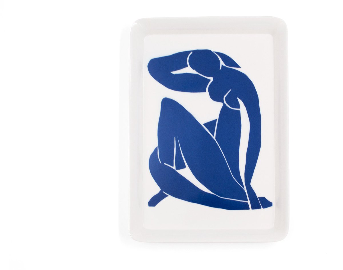 Lanzfeld - Dienblad - Mini - 21 x 14 cm - Henri Matisse - Blue Lady