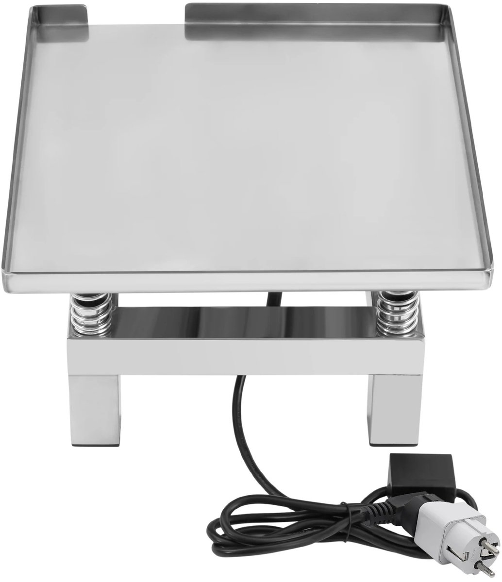 Novari - Beton triltafel - Beton - Krachtige trillingen 3000-3600tpm - Krachtige 50W motor - Amplitude 1-2 mm - Roestvrij staal