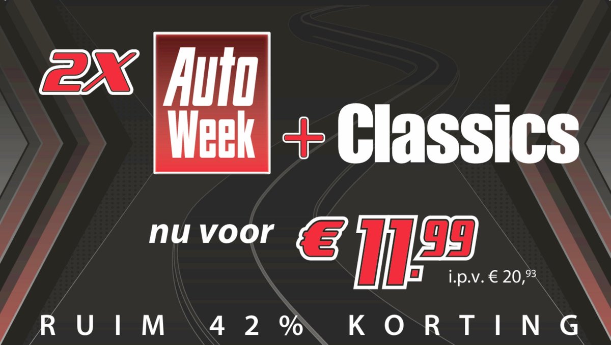 Pakket 2x AutoWeek + AutoWeek Classics - Magazine voordeelpakket: AutoWeek 33 & 34 + AutoWeek Classics 8