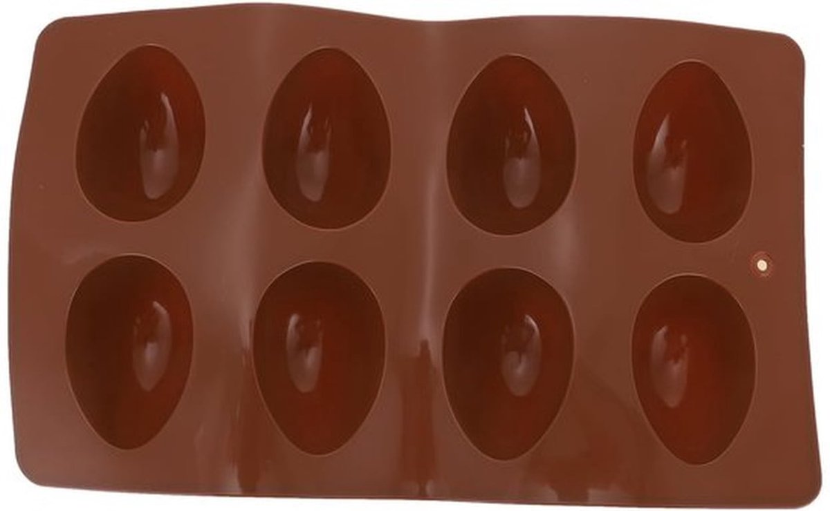 Chocoladevorm Siliconen - Flexibel en Antiaanbaklaag - Eiervormige Mal - Stervormige Mal - Eenvoudig te Reinigen - Voor Feesten en Cadeaus - Bakvorm