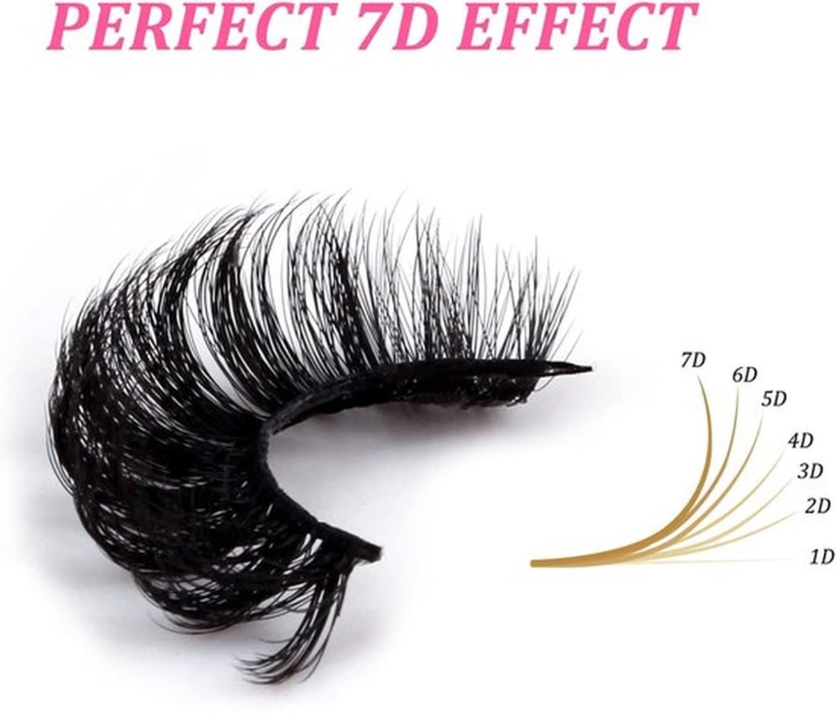 Valse Wimpers 7D Effect - Herbruikbare Nepwimpers - Handgemaakte Wimpers - Dikke Zachte Wimpers - Dramatische Wimpers - Natuurlijke Look