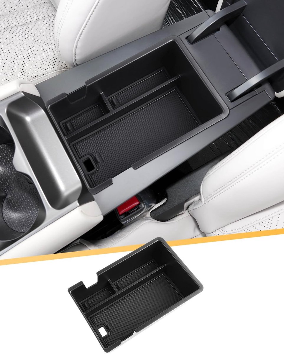 Solidchoice - Center Console Opbergdoos met Antislip Mat voor Elektrische Auto's