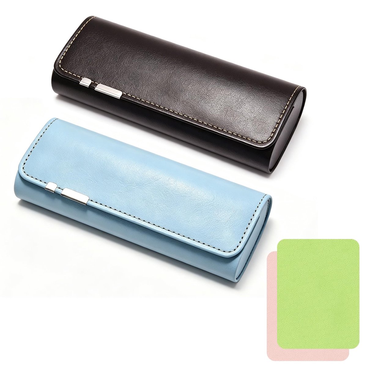 Solidchoice - Set van 2 Hardcase Brillenkokers met Magneetsluiting