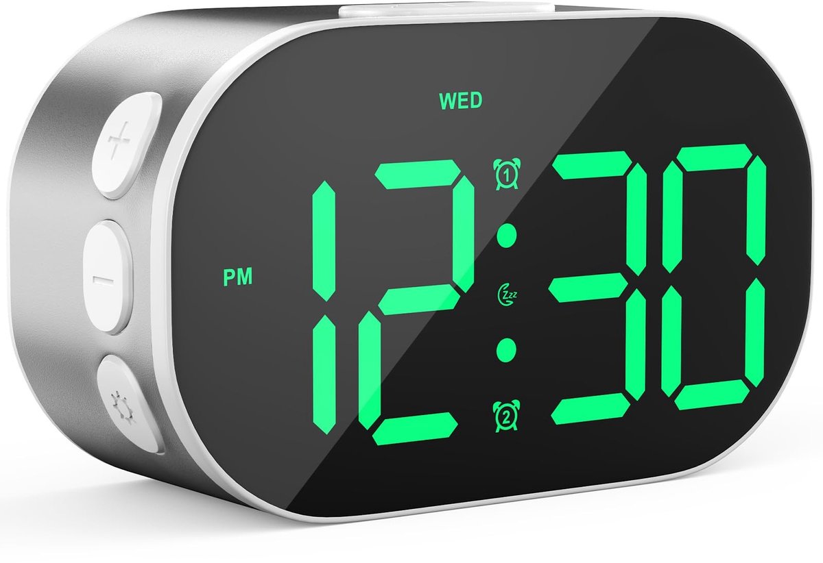 Solidchoice - Digitale Wekker met USB-aansluiting