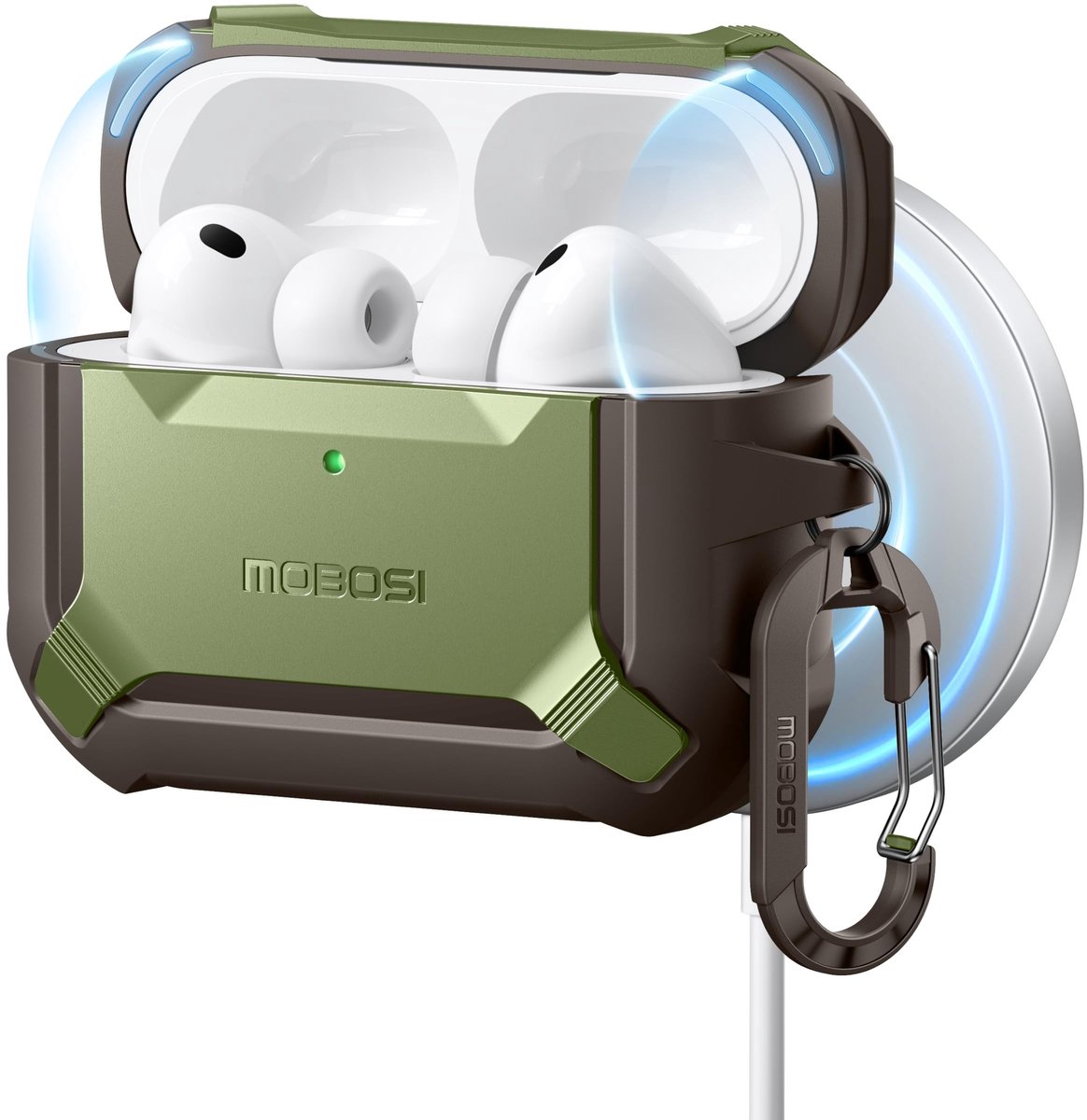 Solidchoice - AirPods Pro 3 Beschermcase met MagSafe en Sleutelhanger