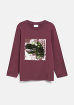 s.Oliver - male - T-shirt met lange mouwen en omkeerbare pailletten