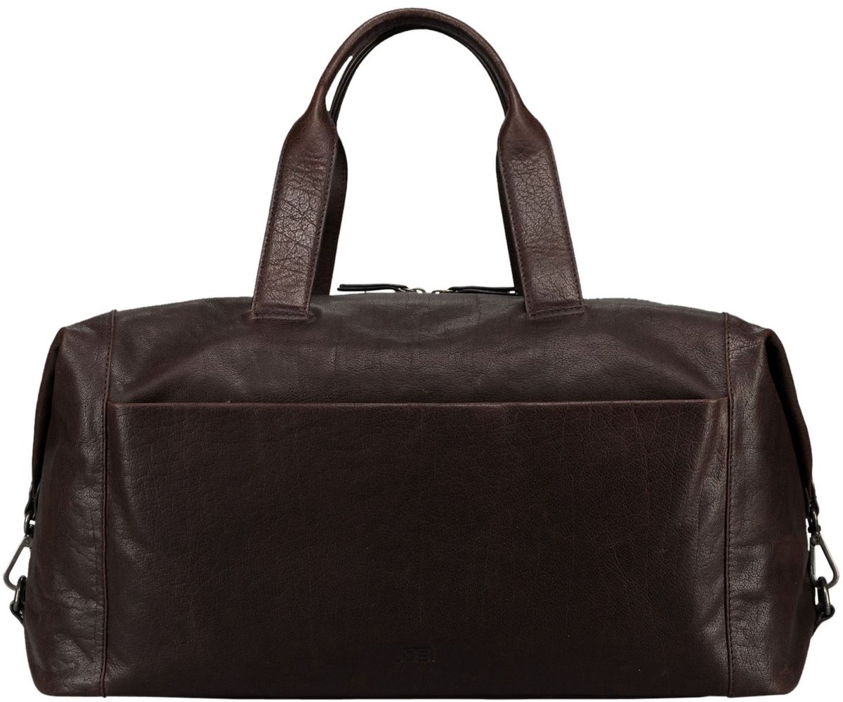 JOST reistas schoudertas Glasgow Weekender Bag Brown donkerbruin