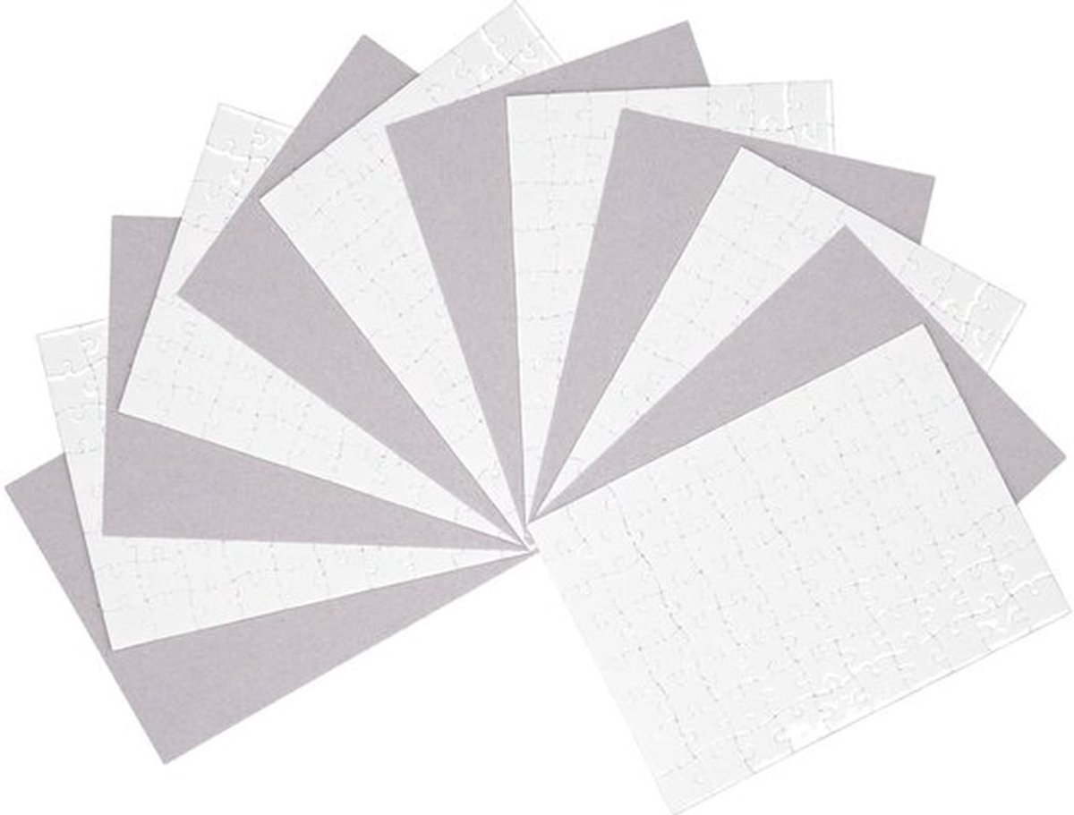 Set van 6 Sublimatie Blanks Puzzels voor Creatieve Projecten