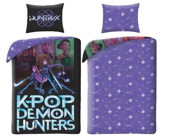 K-pop Demon Hunters dekbedovertrek Down 140 x 200 cm - Polyester — afbeelding 2
