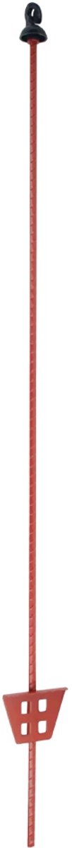 Instappaal 110 cm rond veerstalen + krul Wit