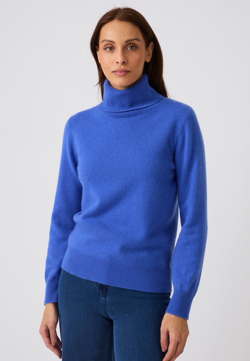 Damart - Coltrui van 100% kasjmier - Dames - Blauw - S
