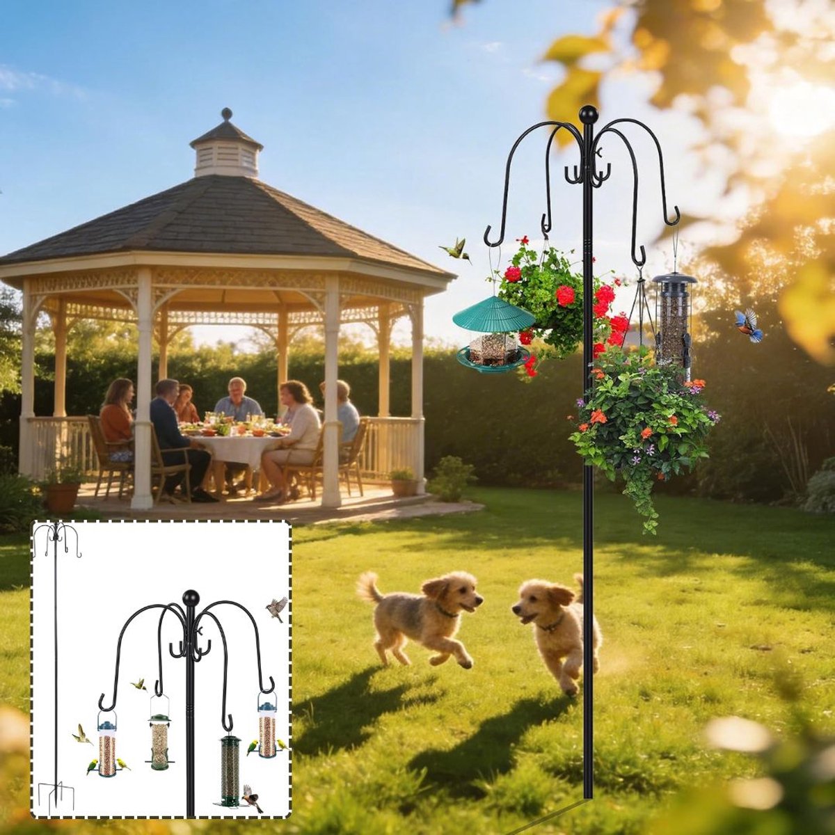 Zavio® Herdershaak - Herdersstafhaak - Tuinhaak