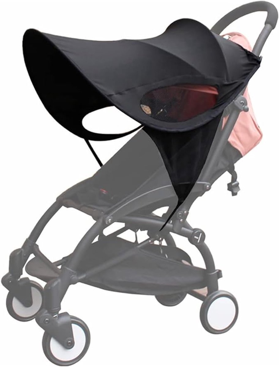 Set van 1 stuk - Zonnescherm voor kinderwagen - Zonnescherm - Luifel voor kinderwagen - Zonnescherm - Dak voor kinderwagen - Kinderwagenaccessoires - Geschikt voor alle kinderwagens