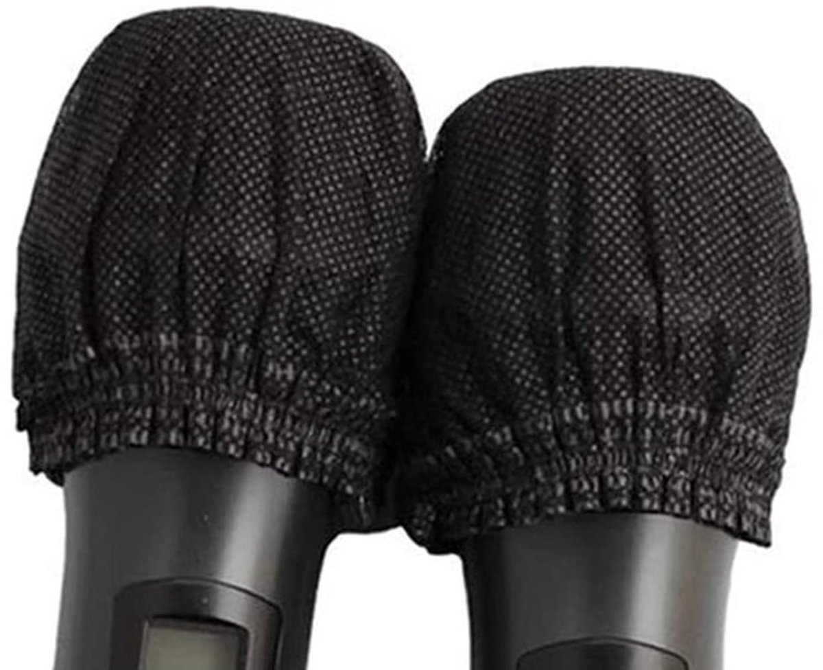 Microfoonafdekking 50 Stuks - Wegwerp Hoes - Vliesstof - Bescherming - Schoon en Geurloos - Veilig en Comfortabel - Microfoonhoes