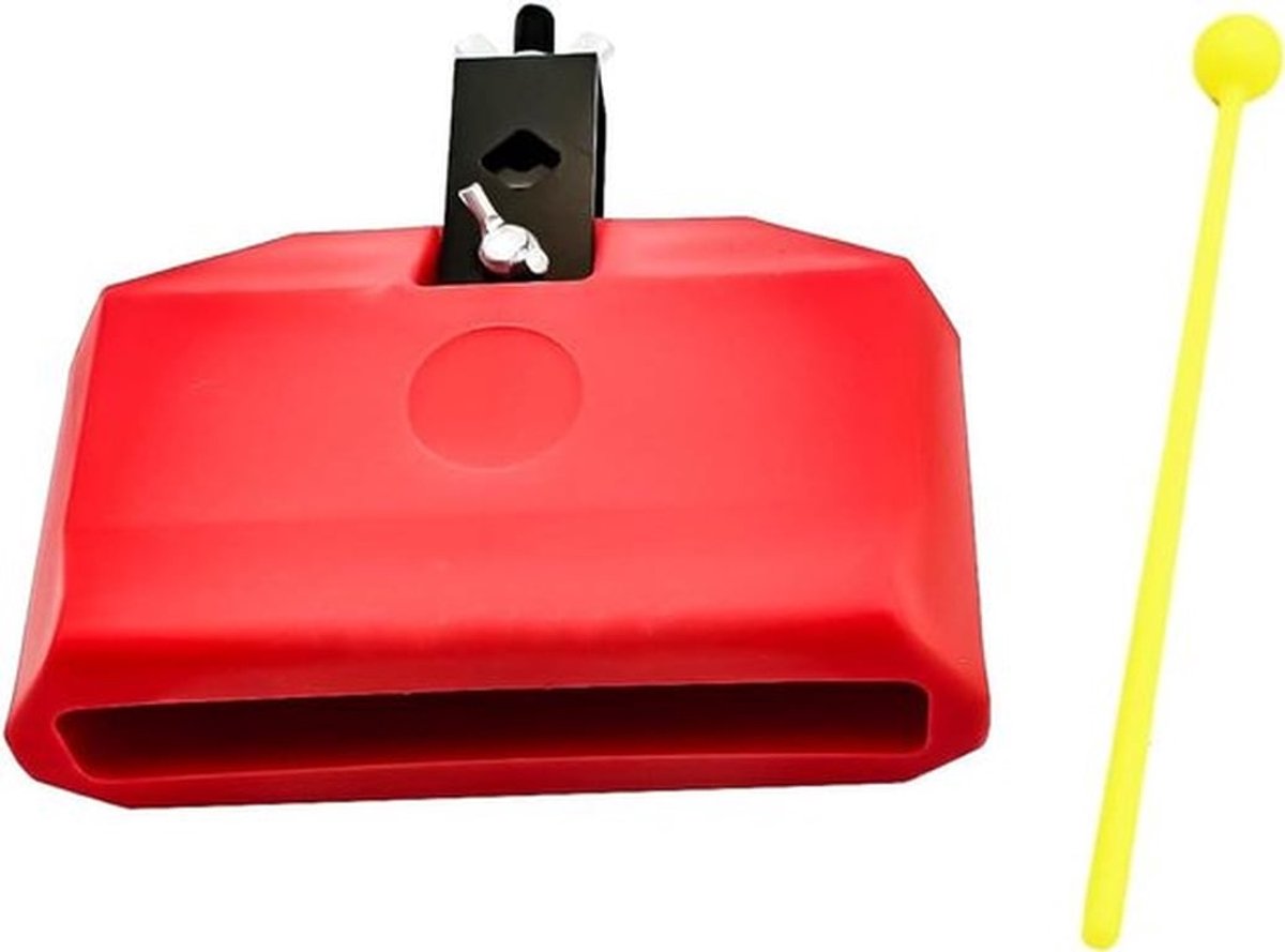 Blok Muzikaal Percussie Instrument - Drum Jam Blok - Verstelbare Beugel - Plastic Muziekinstrument - Latin Drum - Compatibel voor Latin Drum - Zwart - Muziek Accessoire