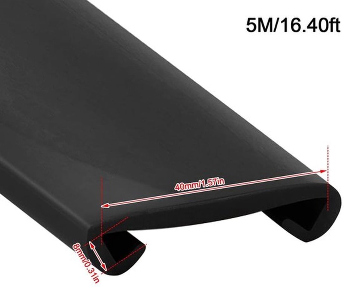 Trapleuning 5m - PVC Handrail - Duurzaam en Veilig - Flexibel en Zacht - Thermoplastisch - Milieuvriendelijk - Leuning