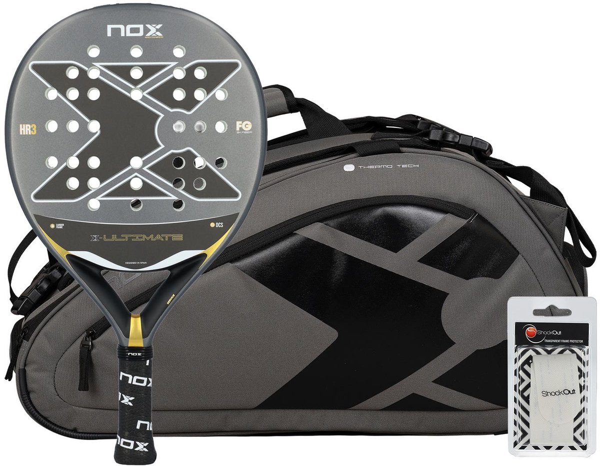 Pack Nox Ultimate Golden Gray + Padel Bag Nox At10 Team